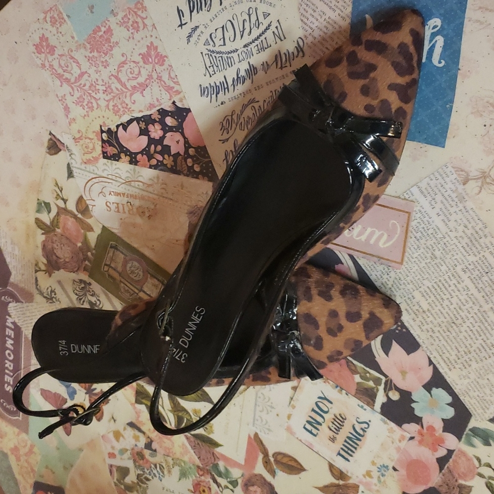 Dunnes Leopard High Heels